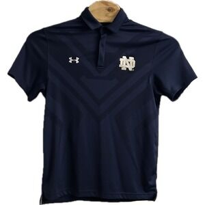 Notre Dame Under Armour Men's‎ Medium Loose Polo Fit Heatgear